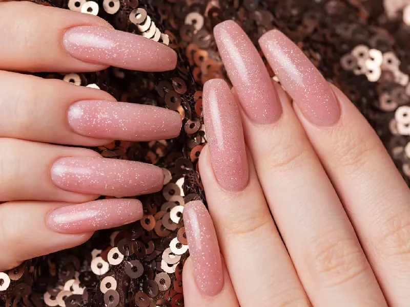 Female hands with beautiful manicure